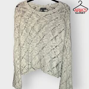 PacSun Crochet Knit Sweater